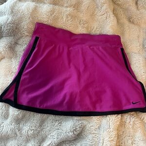 Nike Pink and Black Women's Skirt